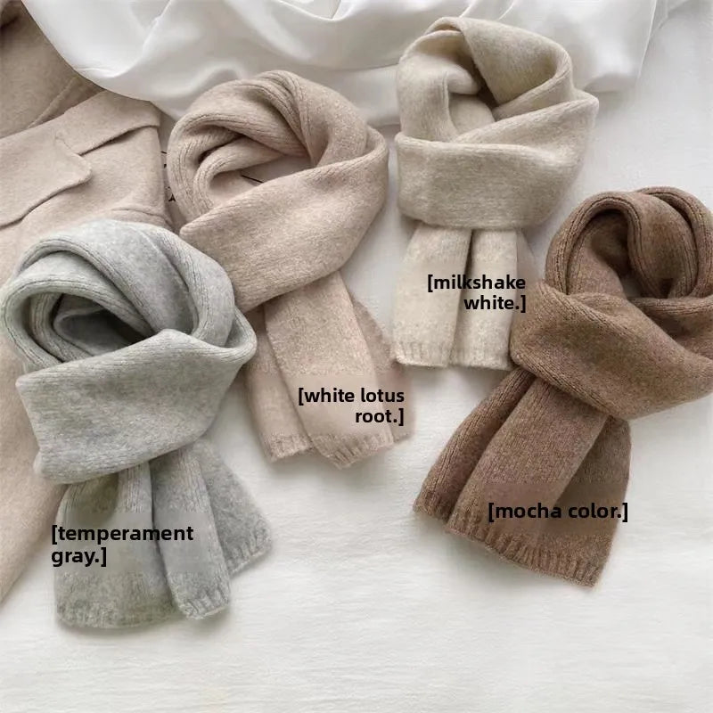 Winter Thick Long Sheep Wool Scarf