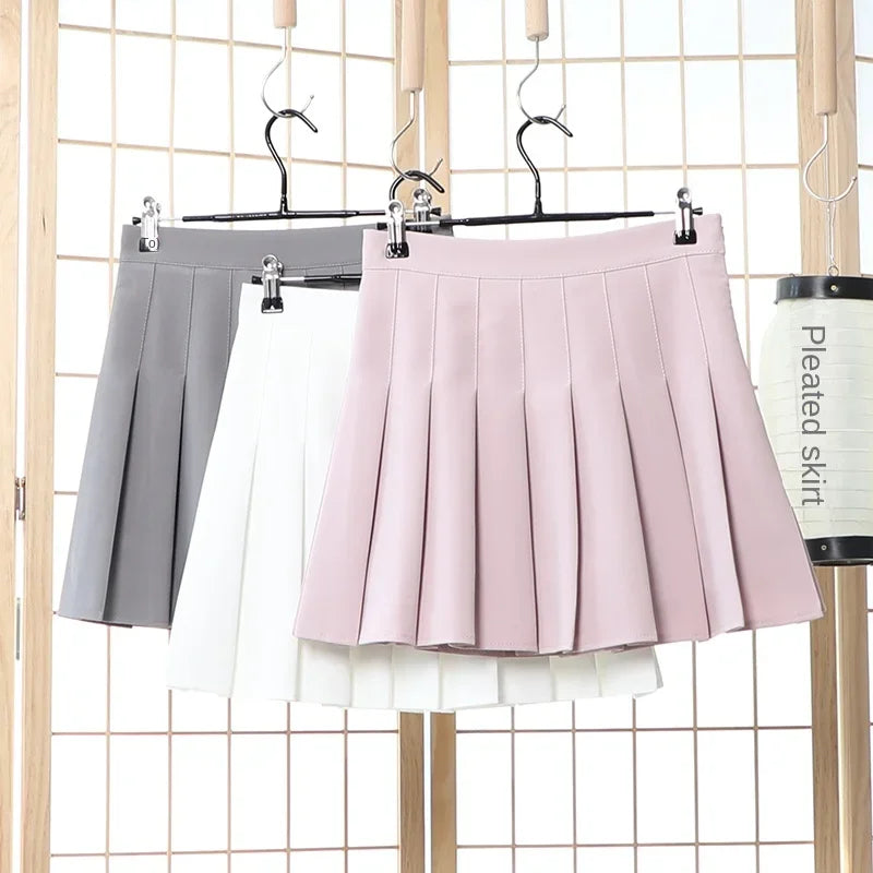 Pleated Mini Skirt
