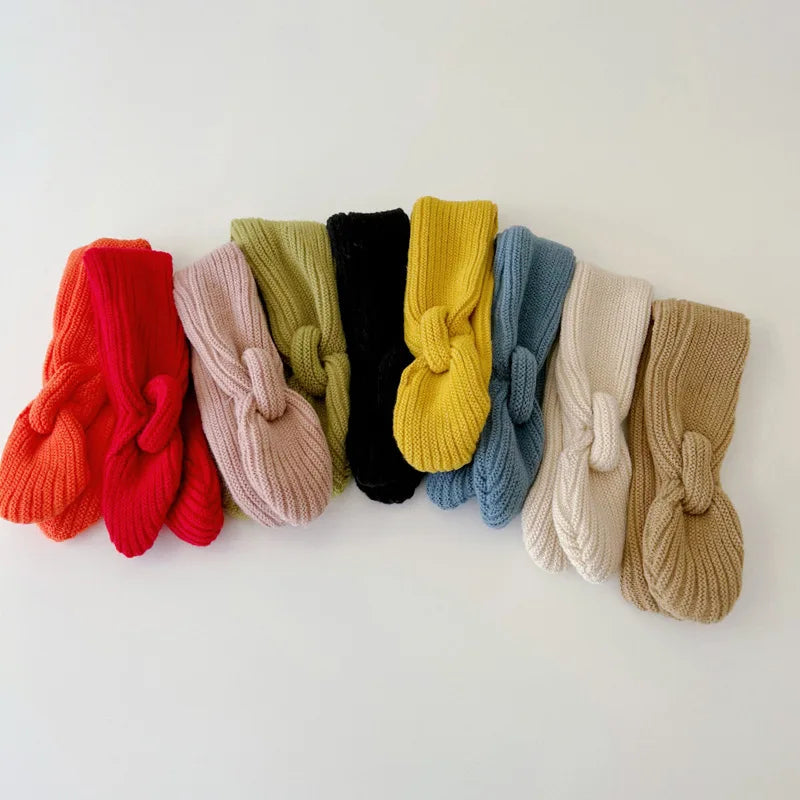 Knit Baby Scarves