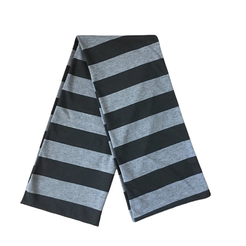 Striped Long Thin Scarf
