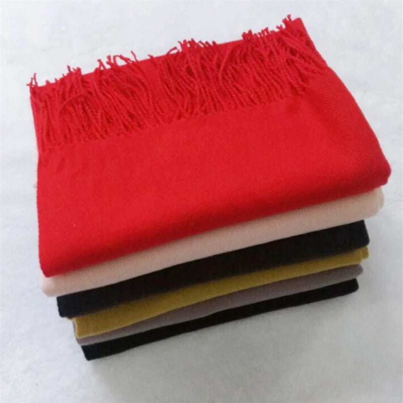 Men's Classic Solid Color Scarf