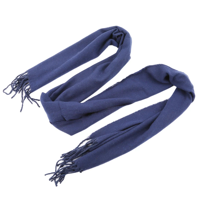 Men's Classic Solid Color Scarf