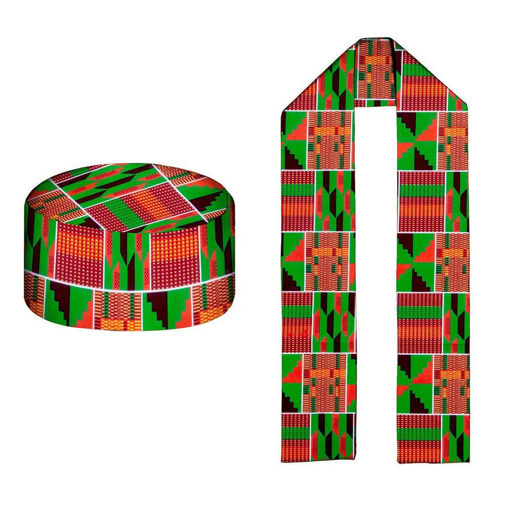 African Retro Cotton Long Scarf Shawl Wrap