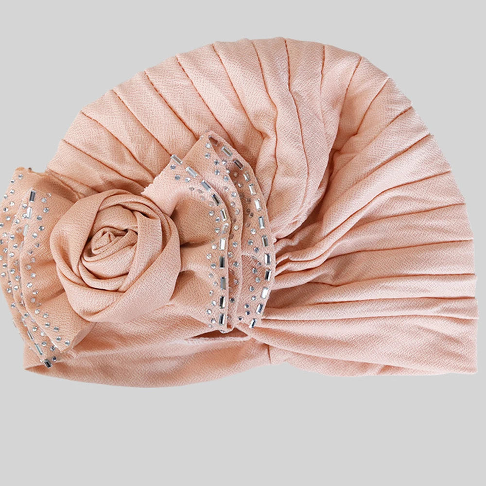 Flower Diamonds Fashion Bonnet Hat
