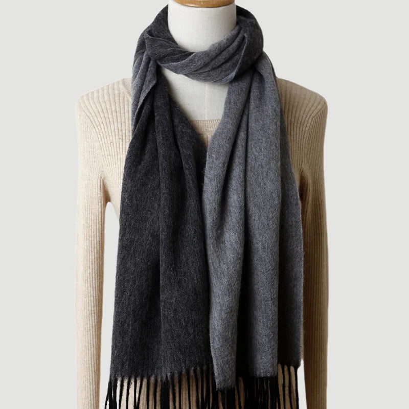 Men's Double-Sided Wool Scarf