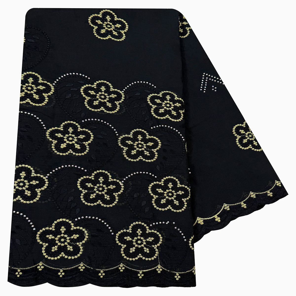 Embroidered High Quality 100% Cotton Scarf
