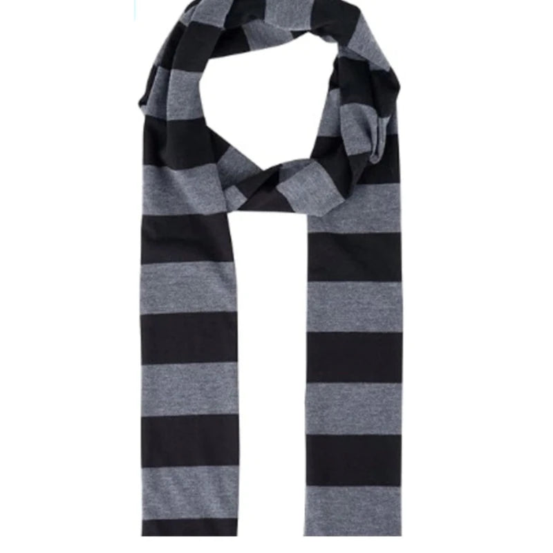 Striped Long Thin Scarf
