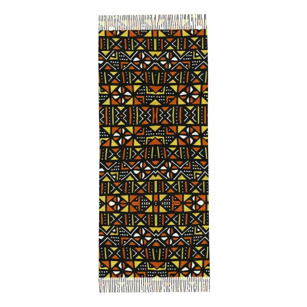Printed African Scarf Shawl Head Wrap