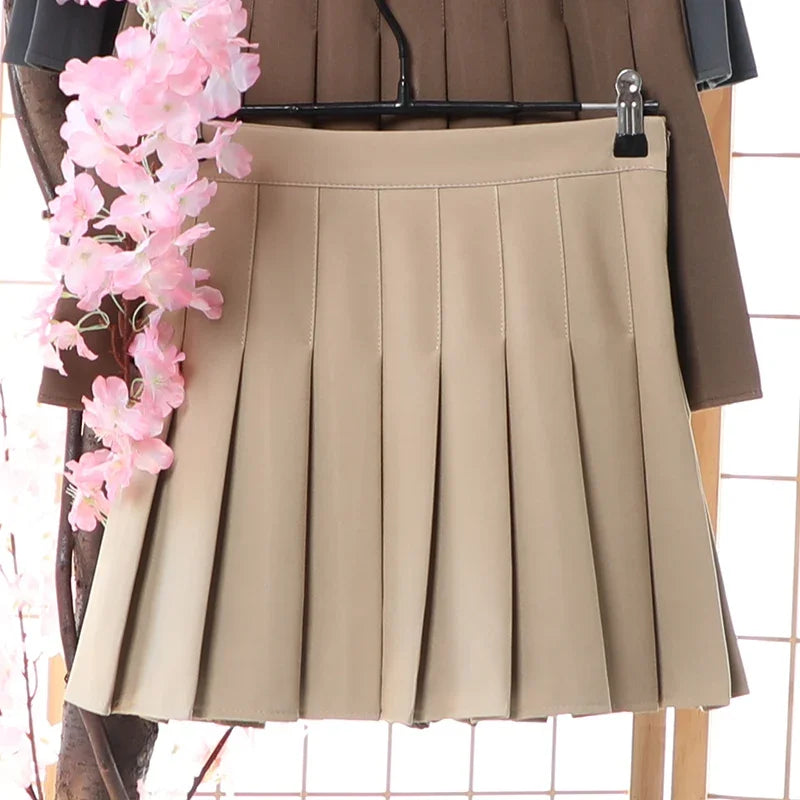Pleated Mini Skirt