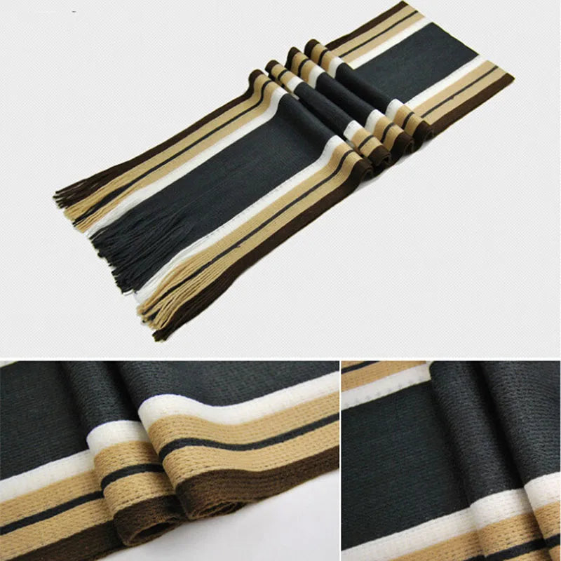 Men's Wool Knitted Scarf