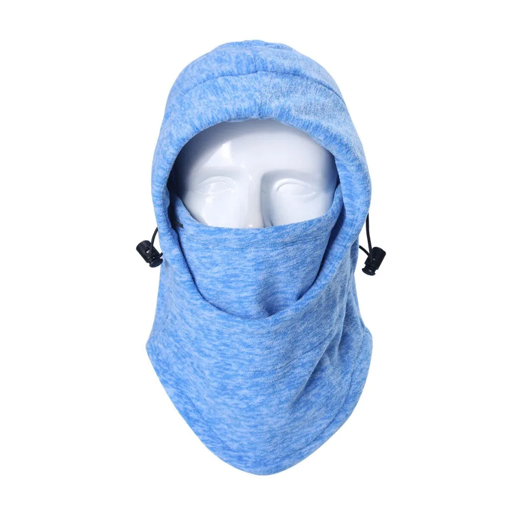 Winter Fleece Windproof Full Face Hooded Scarf