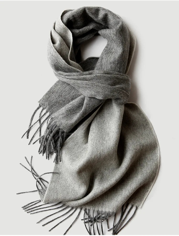 Men's Double-Sided Wool Scarf