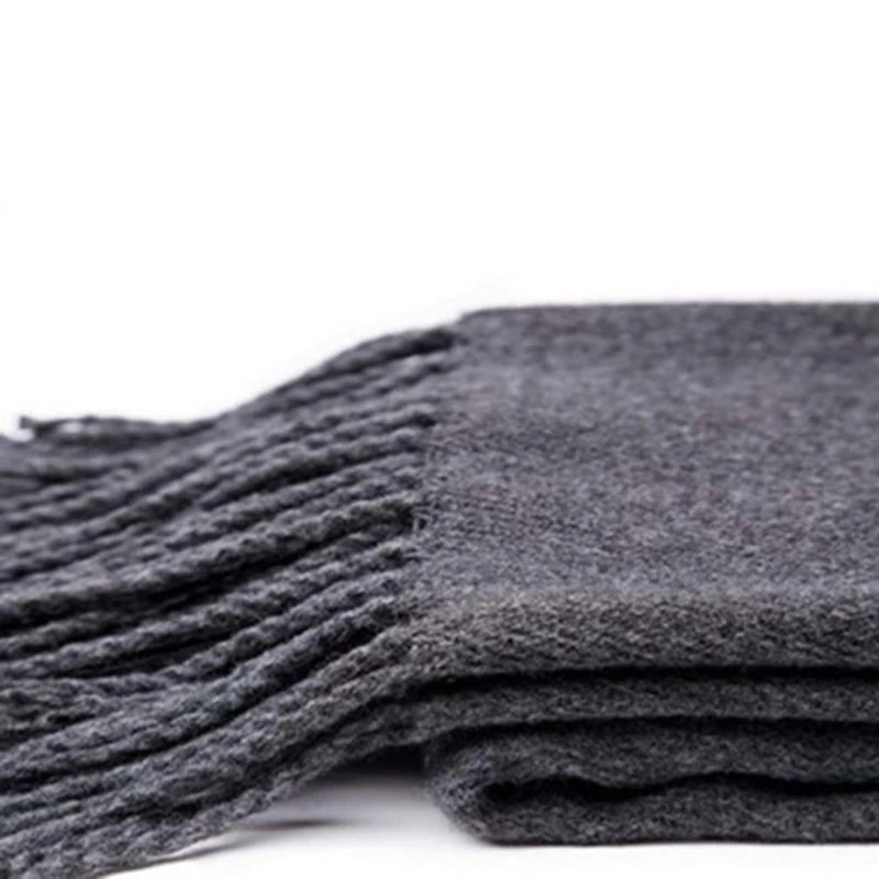 Men's Classic Solid Color Scarf