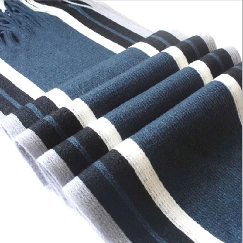 Men's Wool Knitted Scarf