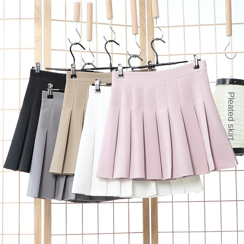 Pleated Mini Skirt
