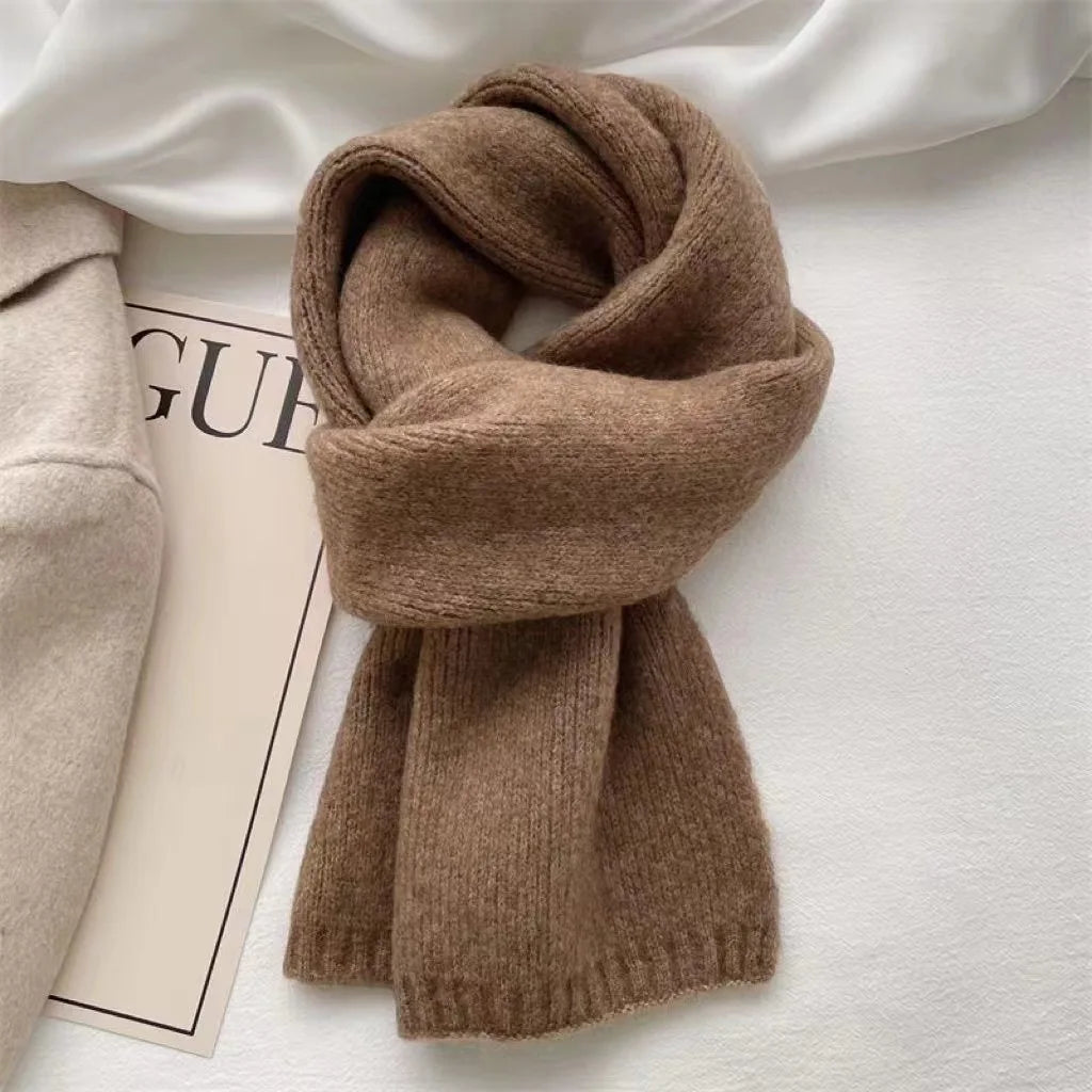 Winter Thick Long Sheep Wool Scarf