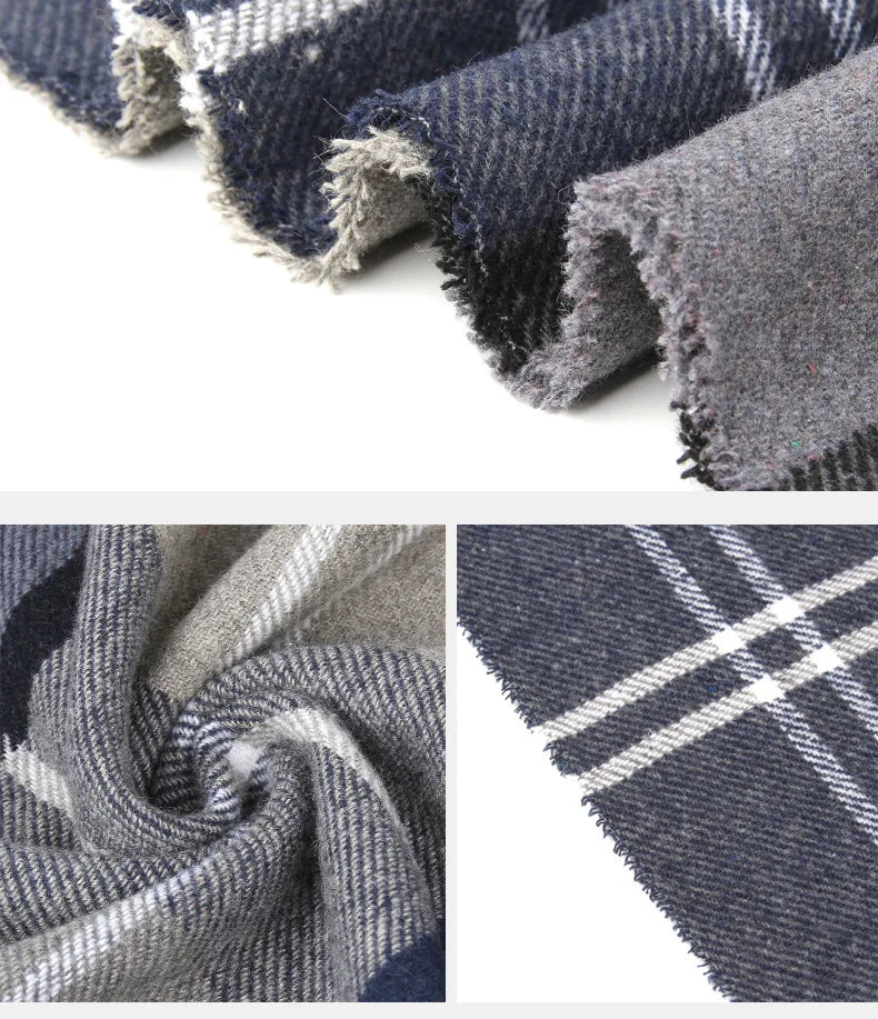 Classic Faux Cashmere Men's Winter Scarf