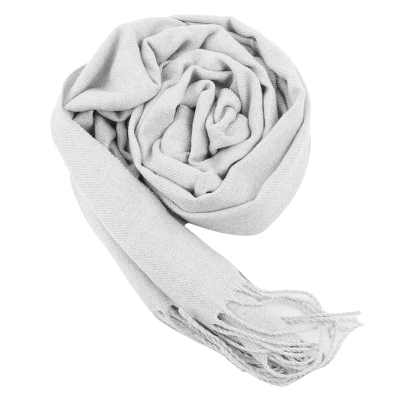 Wool Winter Soft Warm Thick Cashmere Long Tassel Shawl Scarf