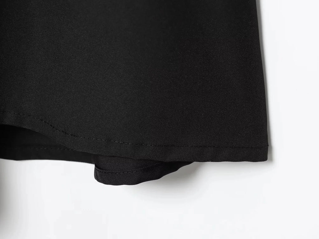 Zippered Midi Mini Skirt