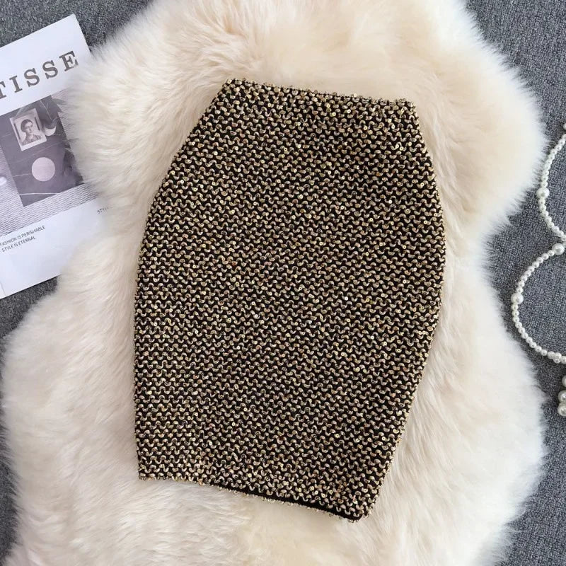 Stretchable Korean Mini-Skirt