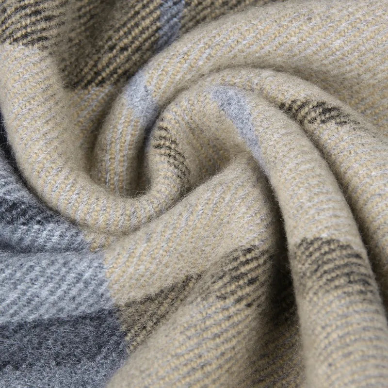 Classic Faux Cashmere Men's Winter Scarf