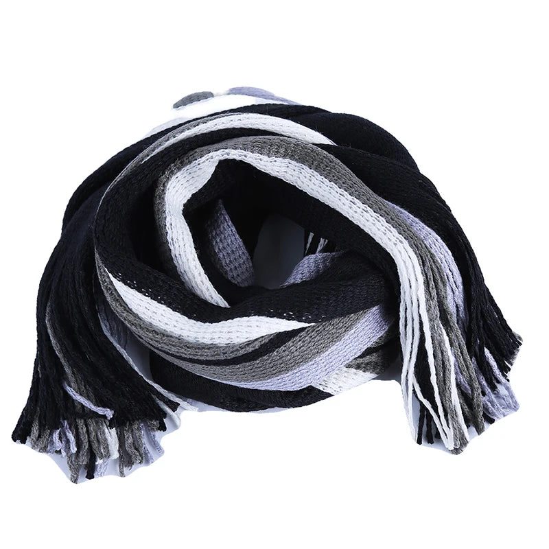 Men's Wool Knitted Scarf