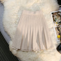 Knit Pleated Short Skirts