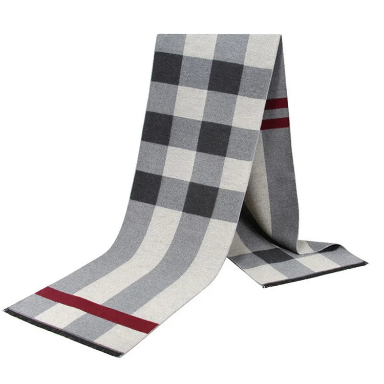 Men's Cashmere Big Neckerchief Casual Scarf