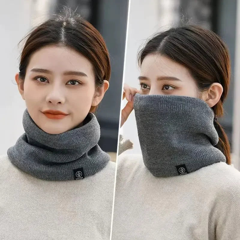 Knitted Cashmere Neck Ring Scarf