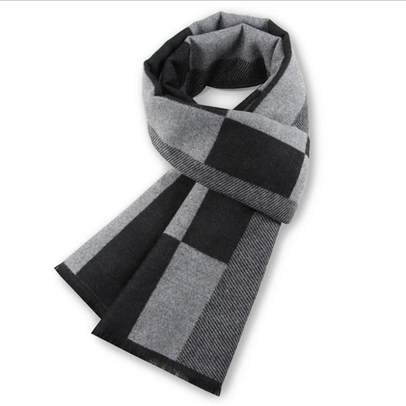 Men's Cashmere Big Neckerchief Casual Scarf