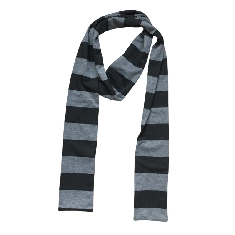 Striped Long Thin Scarf
