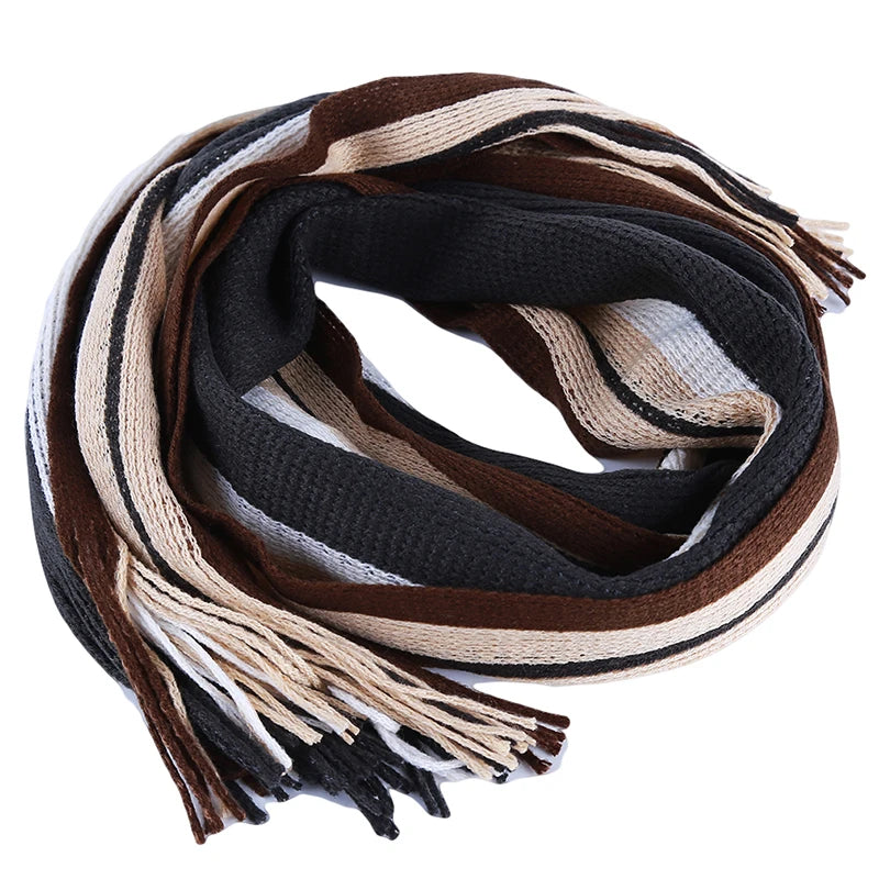 Men's Wool Knitted Scarf