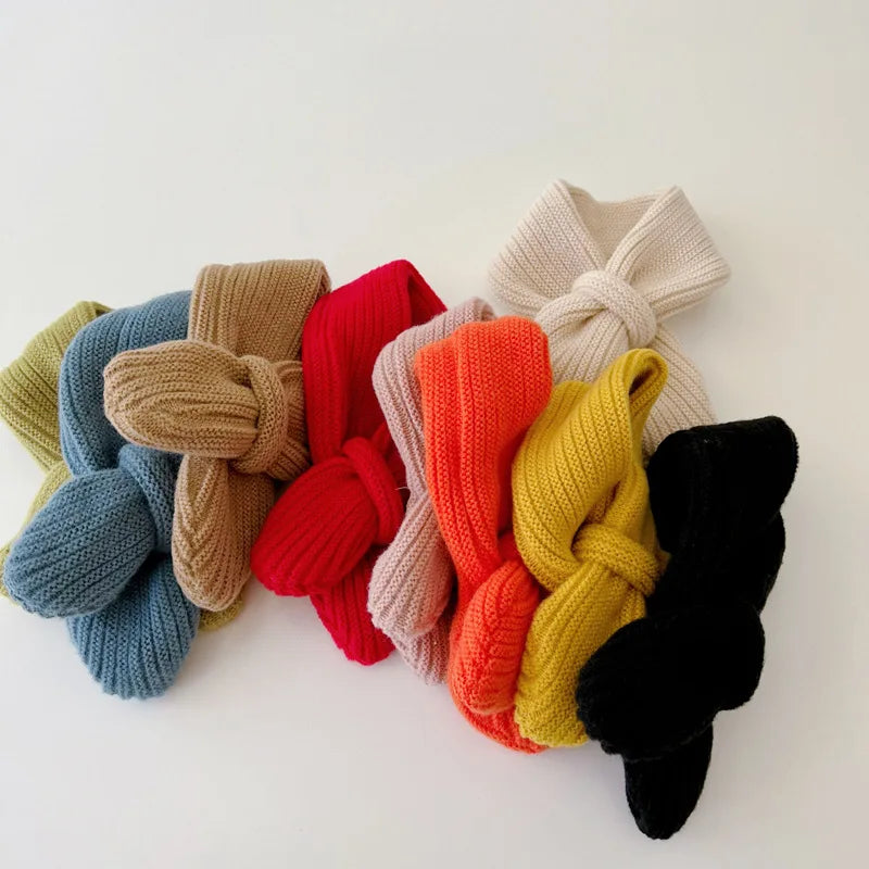 Knit Baby Scarves