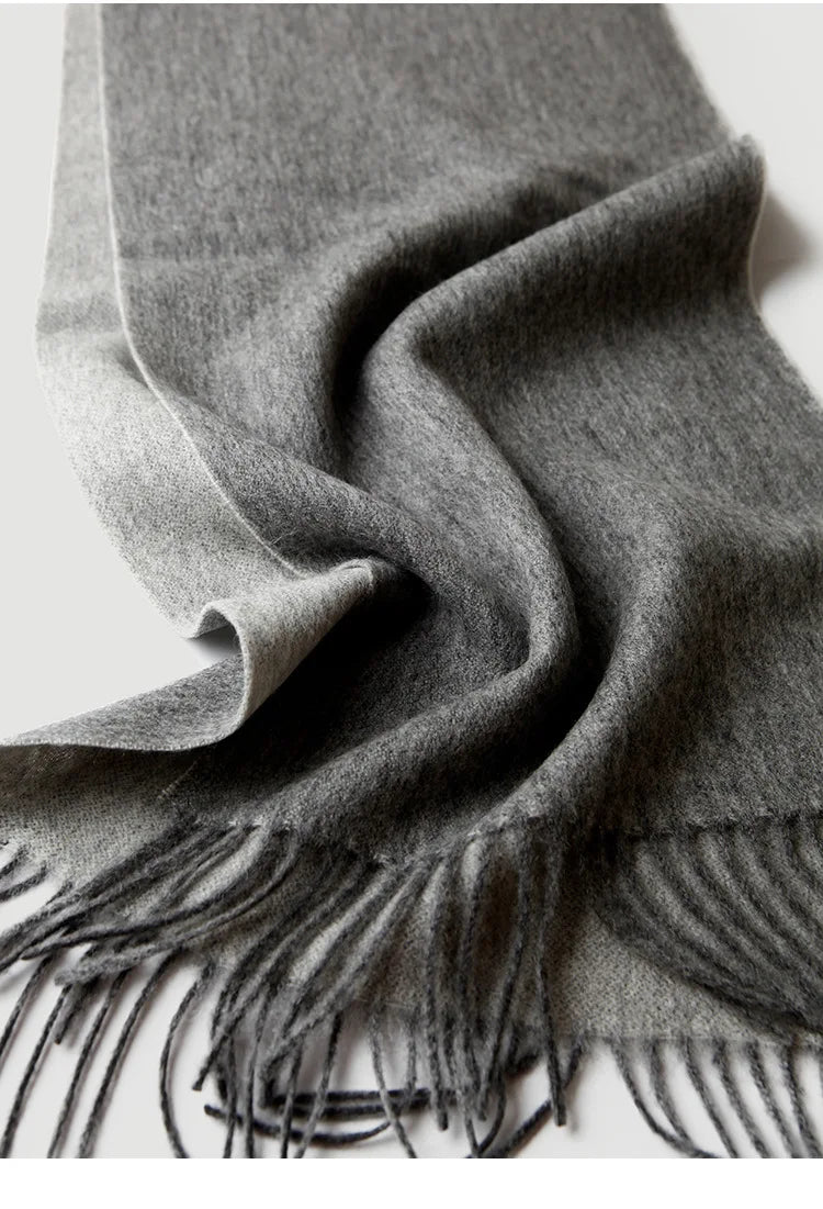 Men's Double-Sided Wool Scarf