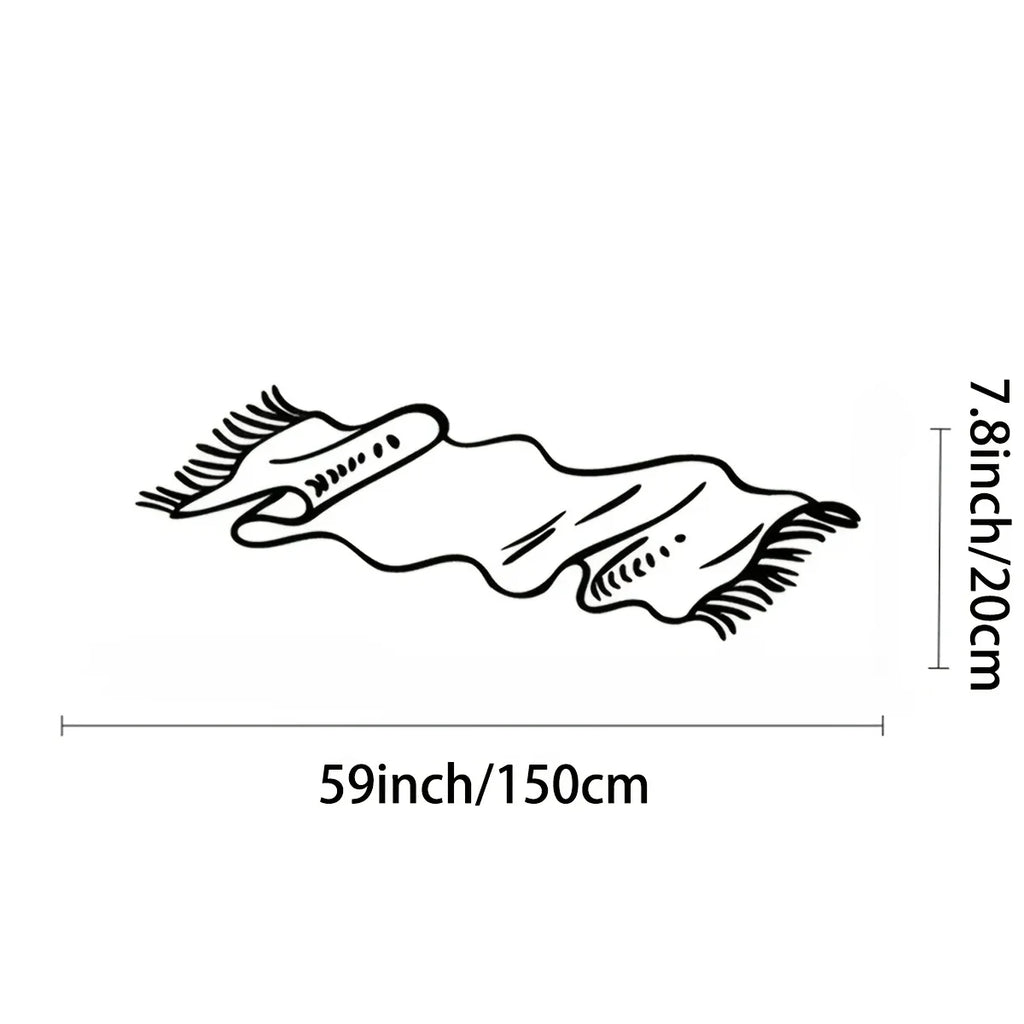 Casual Knitted Striped Scarf - Warm, Breathable & Ear Protection.