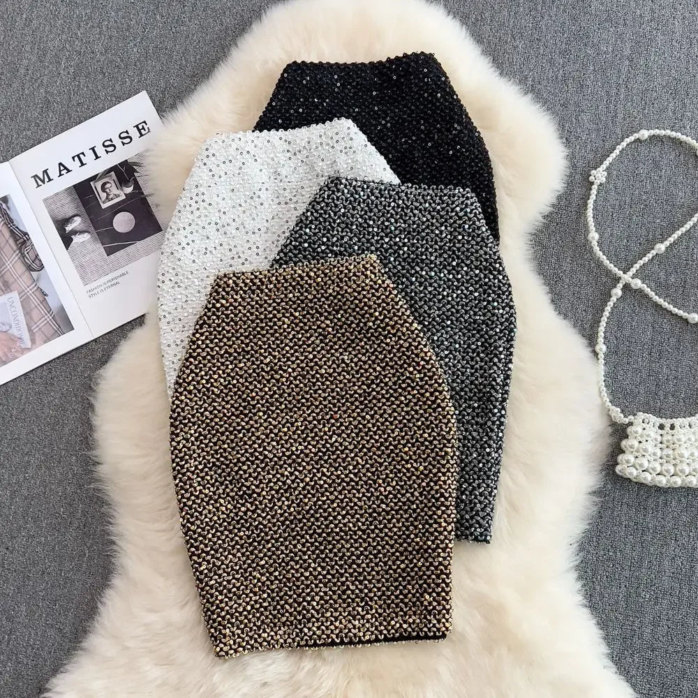 Stretchable Korean Mini-Skirt