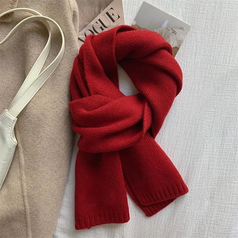 Winter Thick Long Sheep Wool Scarf