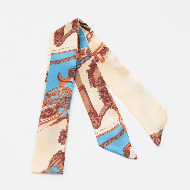 Light Skinny Print Head Scarf/Bandana(s)