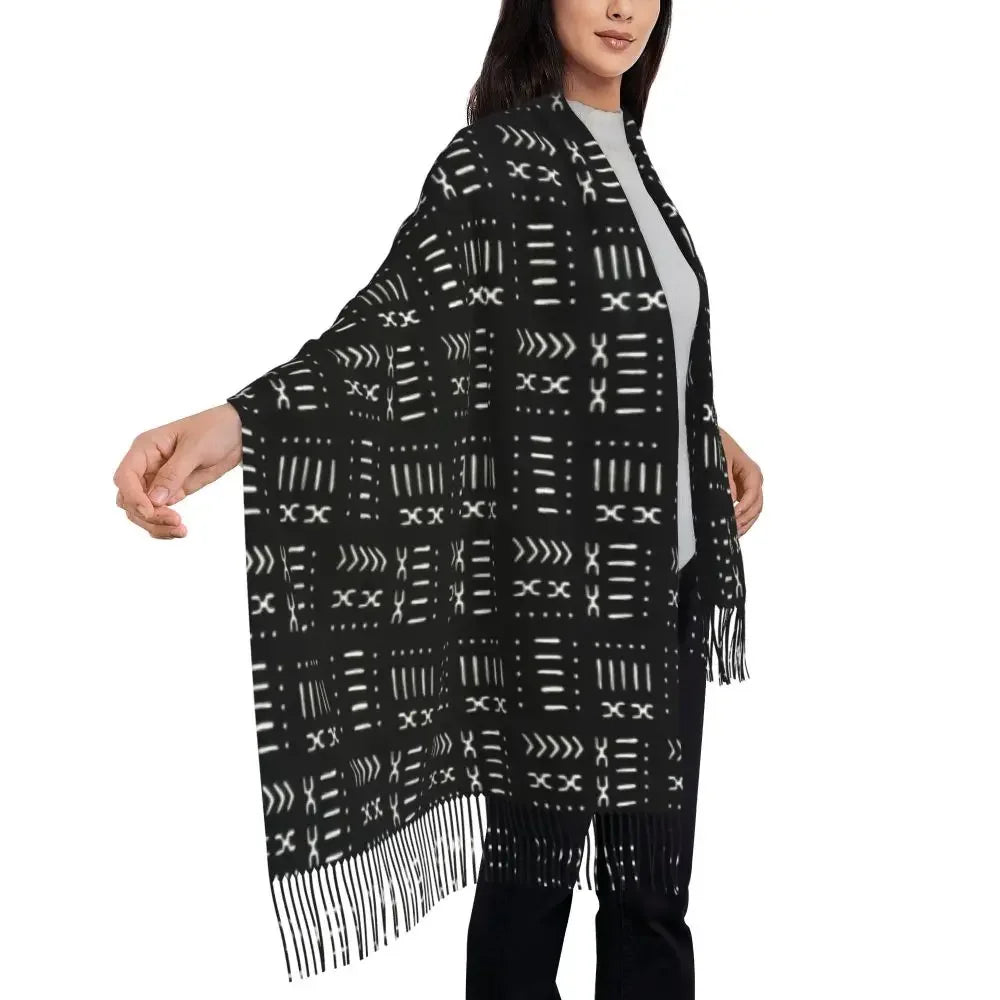 Printed African Scarf Shawl Head Wrap