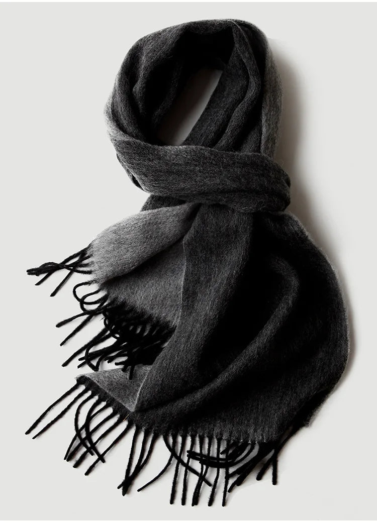 Men's Double-Sided Wool Scarf