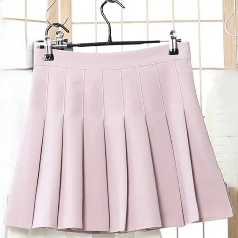 Pleated Mini Skirt