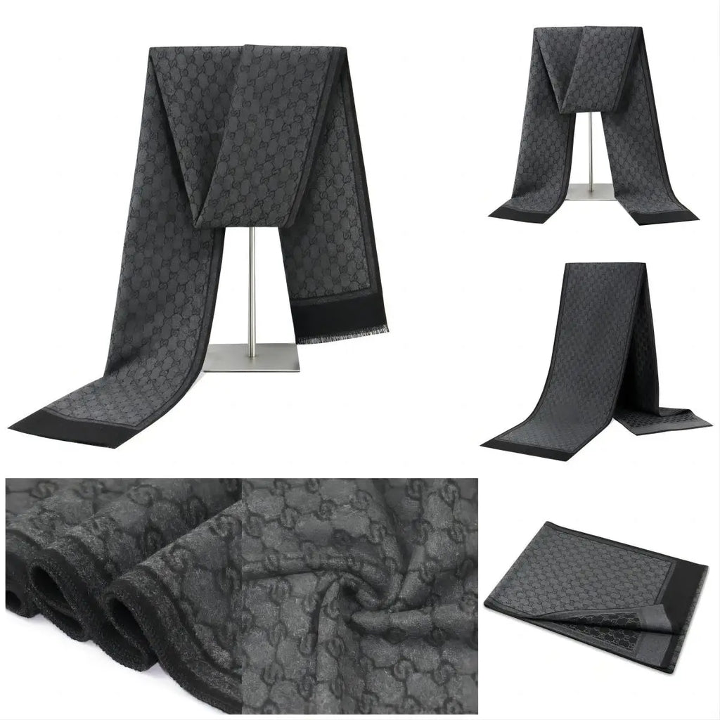 Men's Winter Faux Cashmere Scarf