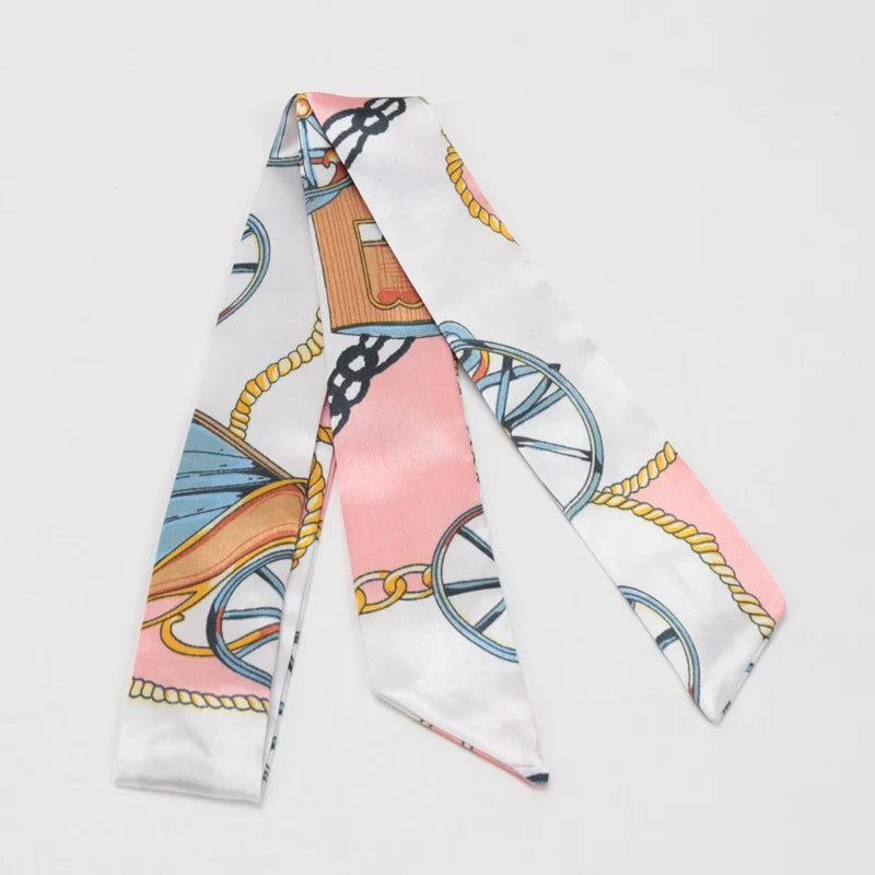 Light Skinny Print Head Scarf/Bandana(s)