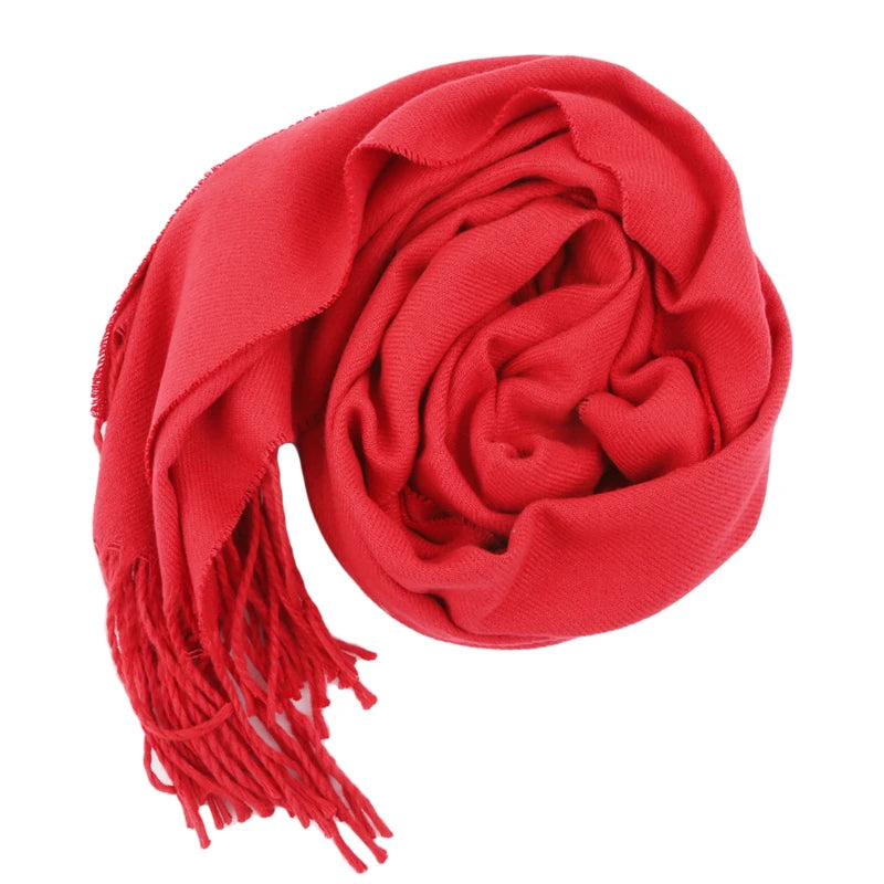 Men's Classic Solid Color Scarf