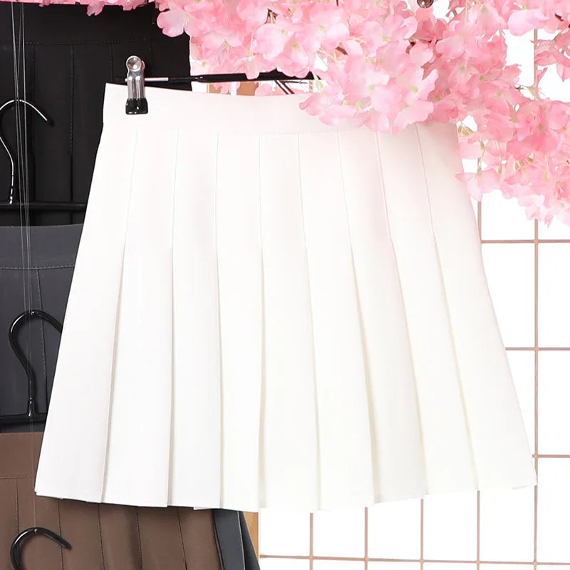 Pleated Mini Skirt