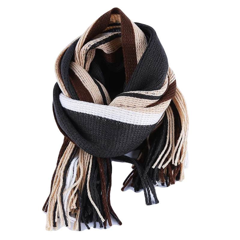 Men's Wool Knitted Scarf