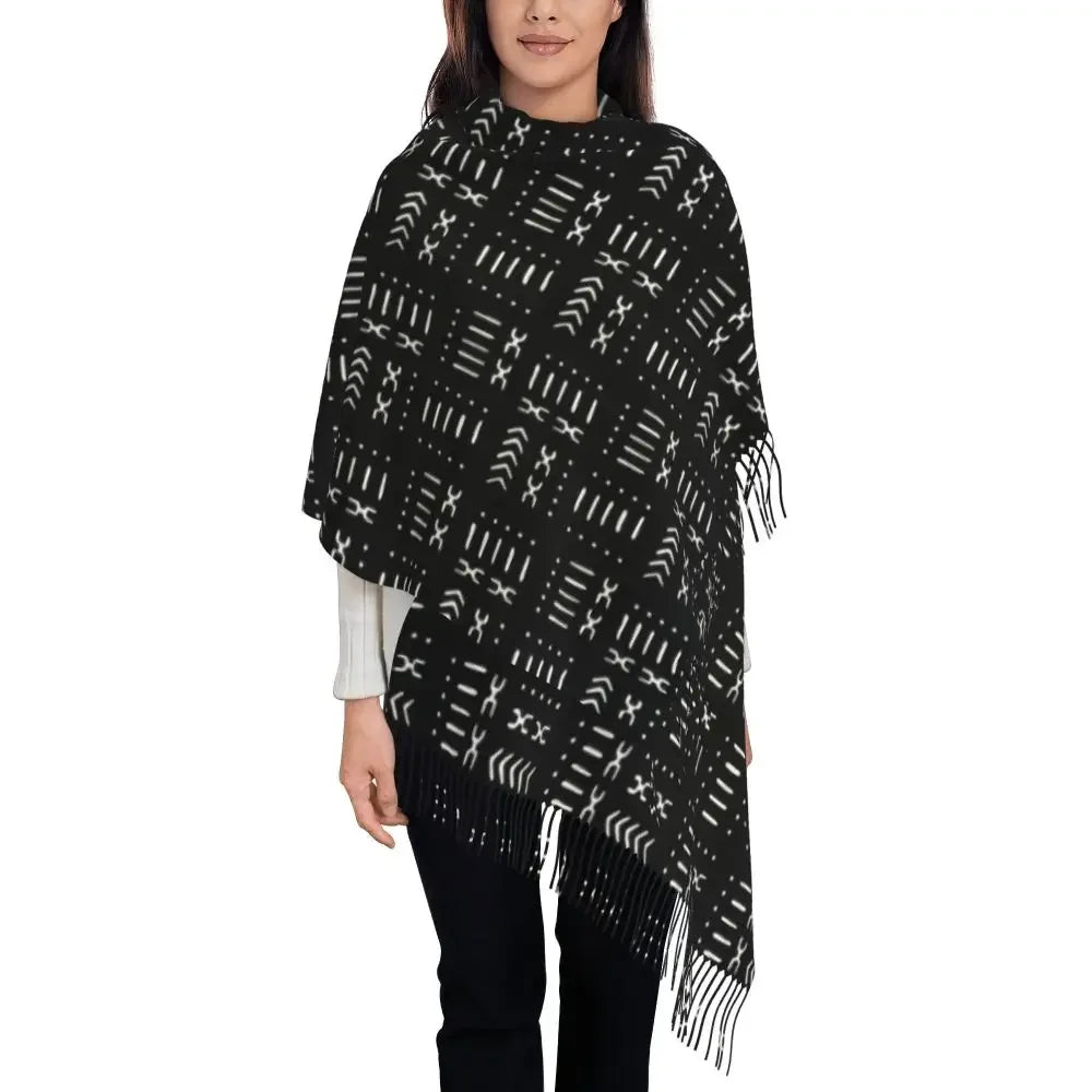 Printed African Scarf Shawl Head Wrap