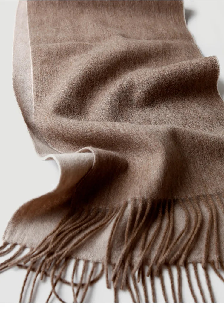 Men's Double-Sided Wool Scarf