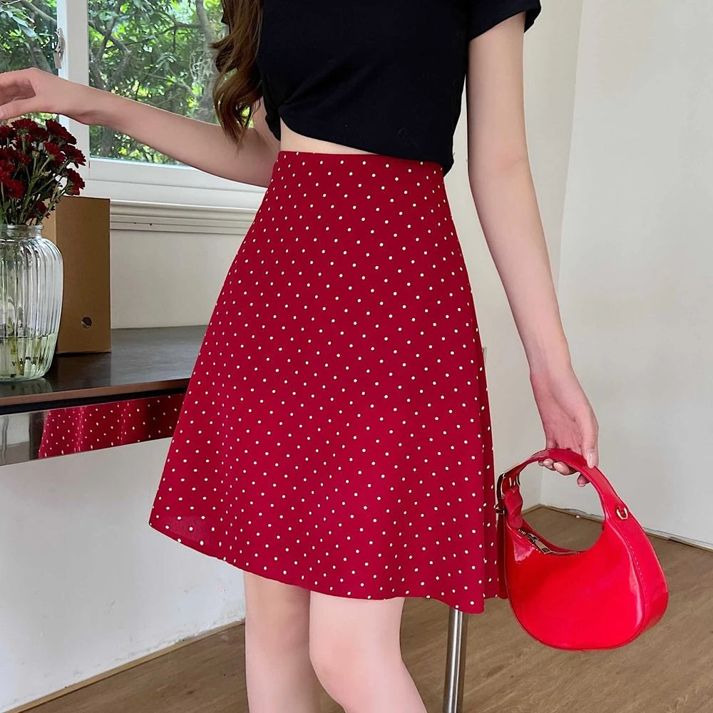 High Waist Midi Skirt