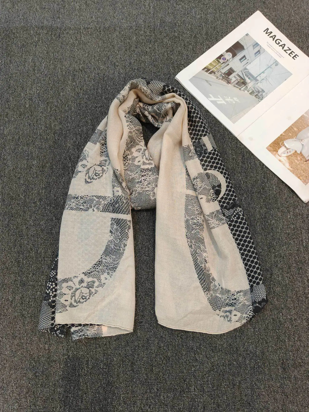 Versatile Print Scarf/Shawl
